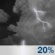 Tonight: A slight chance of showers and thunderstorms after 8pm. Mostly cloudy. Low around 65, with temperatures rising to around 67 overnight. North wind 2 to 8 mph. Chance of precipitation is 20%. Tonight: Slight Chance Showers And Thunderstorms
